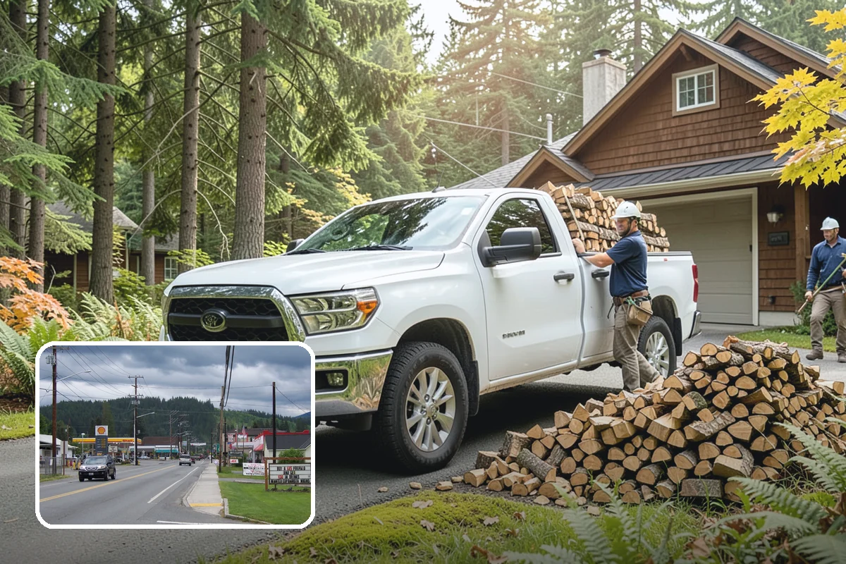 Quarter Cord Firewood in Granite Falls, Snohomish County, WA - A manageable amount that does not overwhelm your yard