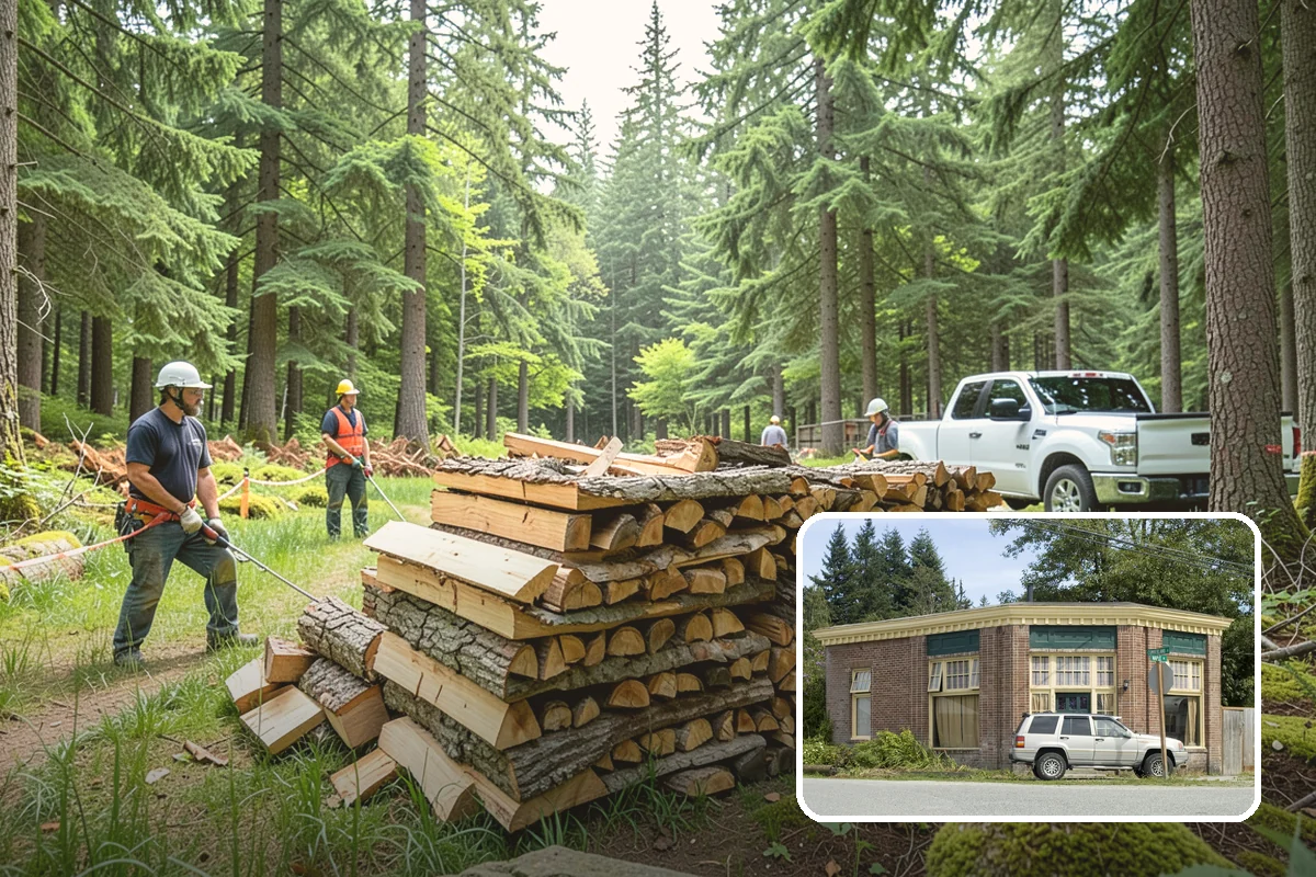 Quarter Cord Firewood in Hamilton, Skagit County, WA - A manageable amount that does not overwhelm your yard