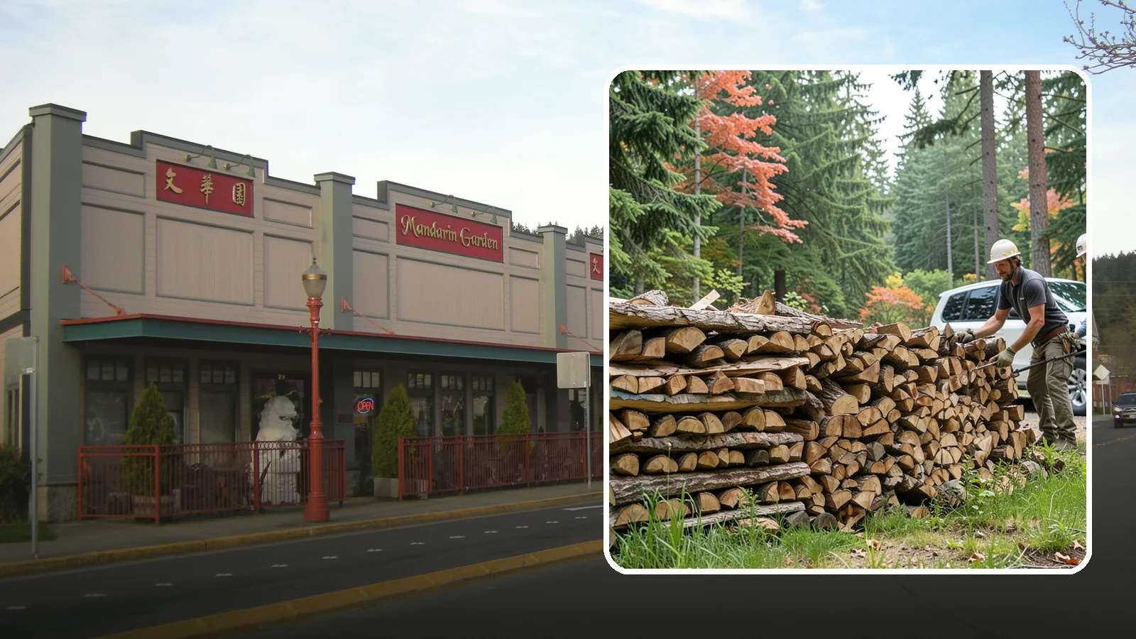 Quarter Cord Firewood in Issaquah, King County, WA - A quarter cord of seasoned firewood, a right-sized supply for light or occasional home burning.