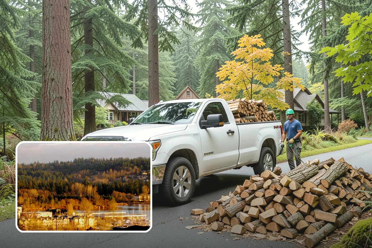 Quarter Cord Firewood in Kenmore, King County, WA - A manageable amount that does not overwhelm your yard