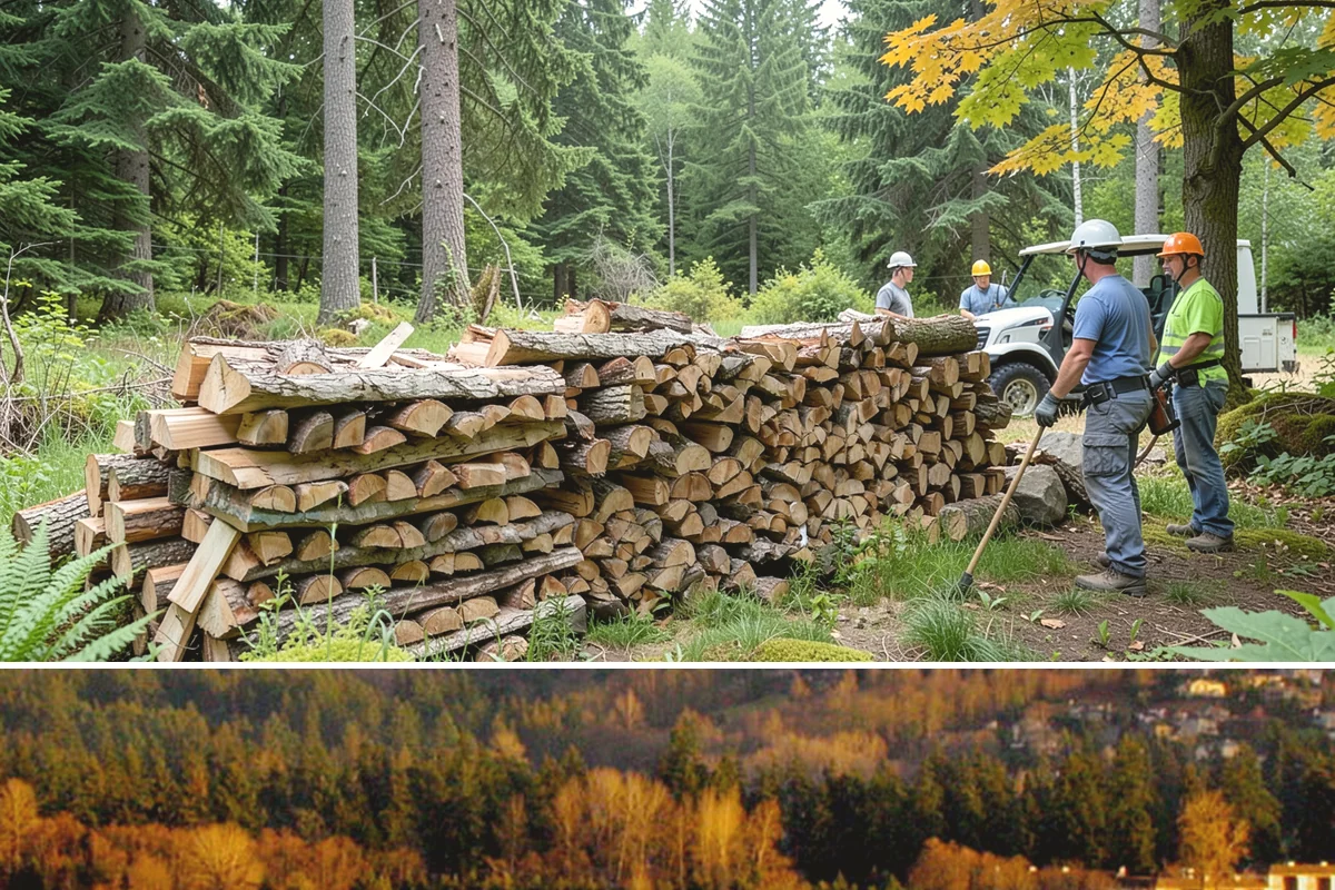 Quarter Cord Firewood in Kenmore, King County, WA - Order in early fall to have a light supply seasoned and ready before the first cold snap.