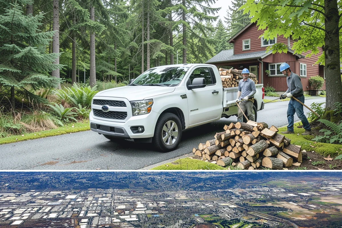 Quarter Cord Firewood in Kent, King County, WA - Order in early fall to have a light supply seasoned and ready before the first cold snap.