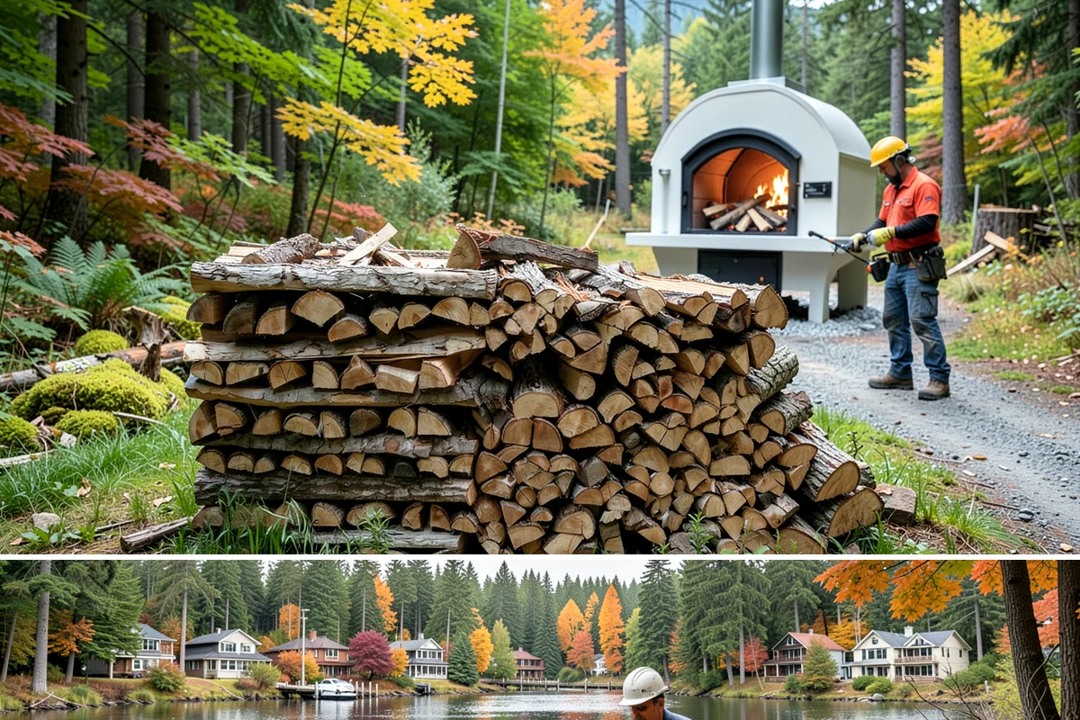 Quarter Cord Firewood in La Conner, Skagit County, WA - Order in early fall to have a light supply seasoned and ready before the first cold snap.