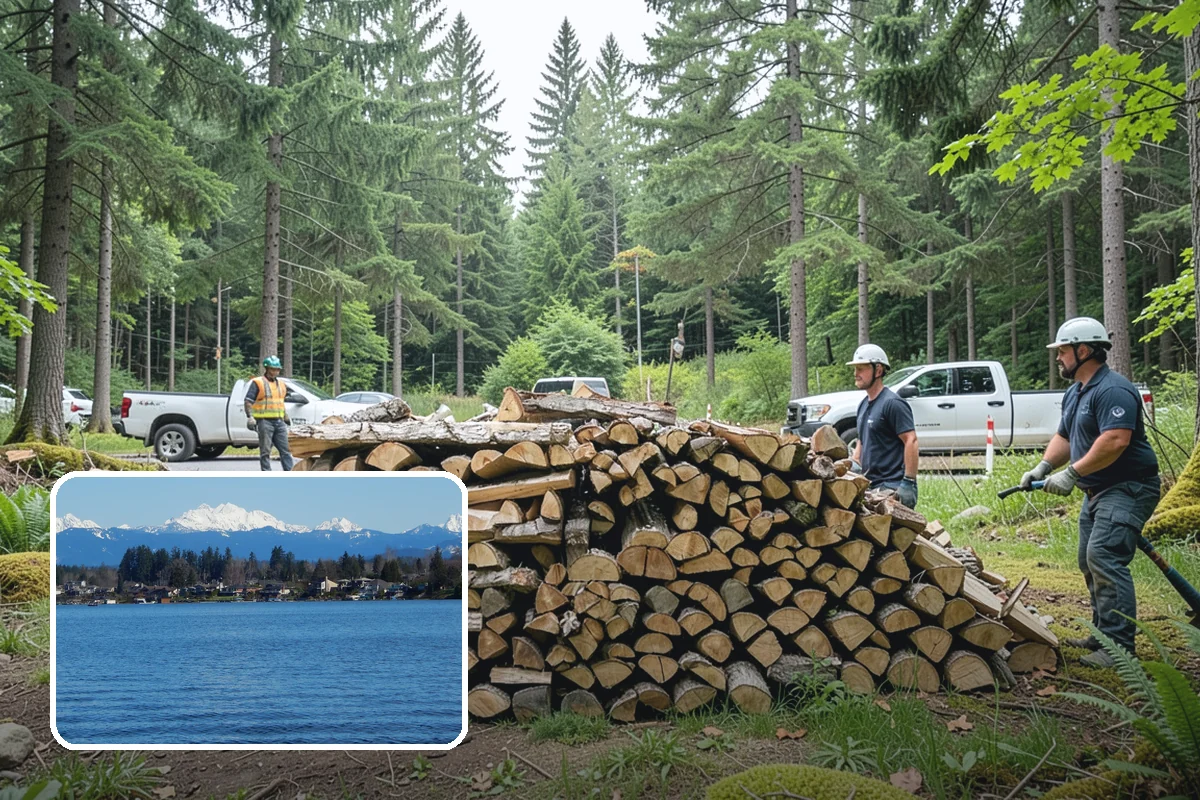 Quarter Cord Firewood in Lake Stevens, Snohomish County, WA - A manageable amount that does not overwhelm your yard