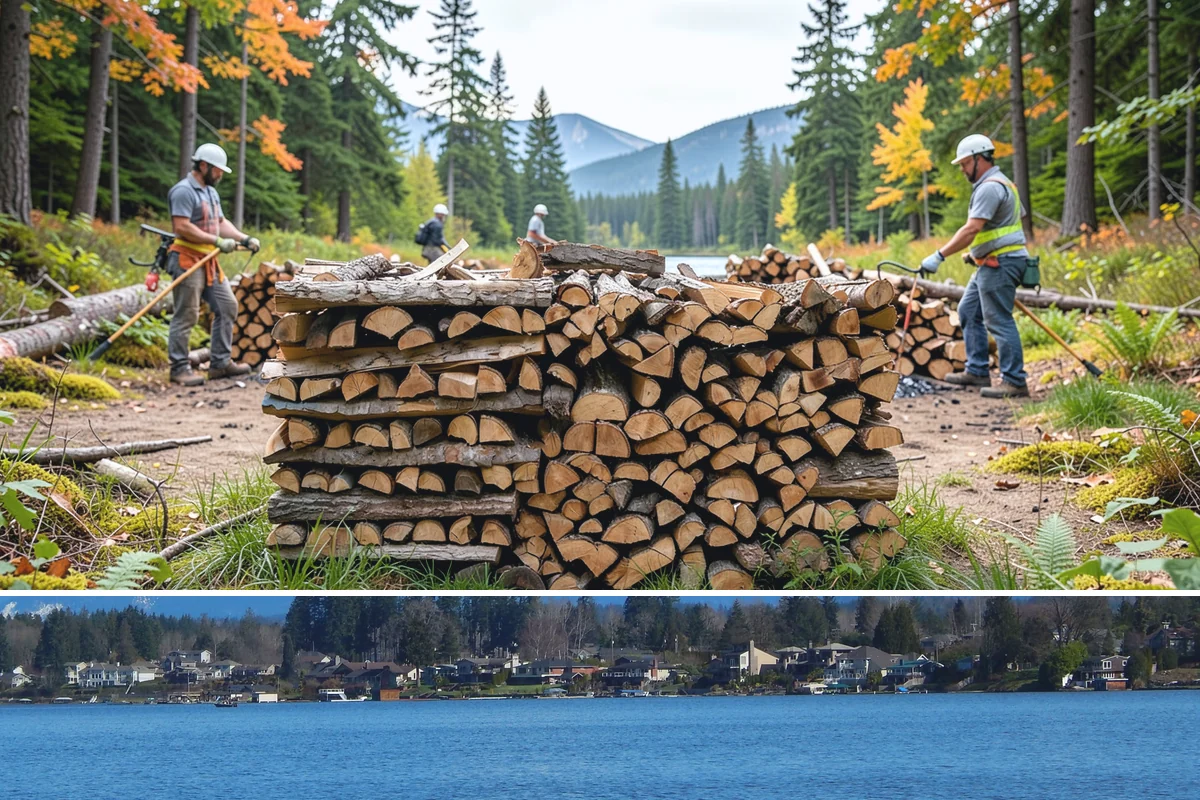 Quarter Cord Firewood in Lake Stevens, Snohomish County, WA - Order in early fall to have a light supply seasoned and ready before the first cold snap.