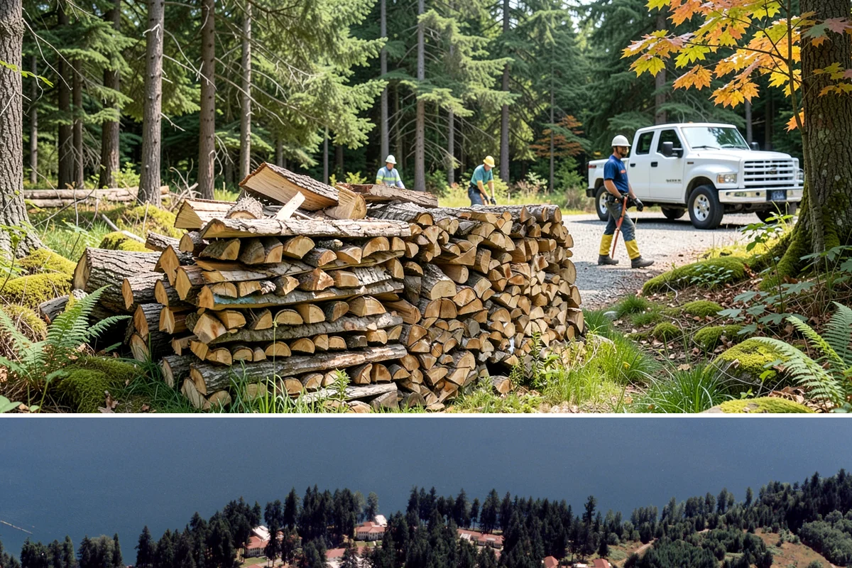Quarter Cord Firewood in Lakewood, Pierce County, WA - Order in early fall to have a light supply seasoned and ready before the first cold snap.