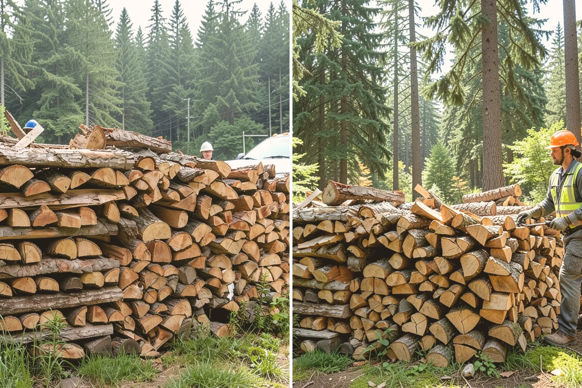 Quarter Cord Firewood in Langley, Island County, WA - Confirm your quarter-cord order and delivery window