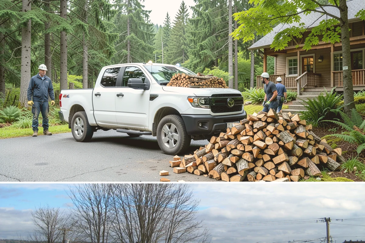 Quarter Cord Firewood in Langley, Island County, WA - Order in early fall to have a light supply seasoned and ready before the first cold snap.