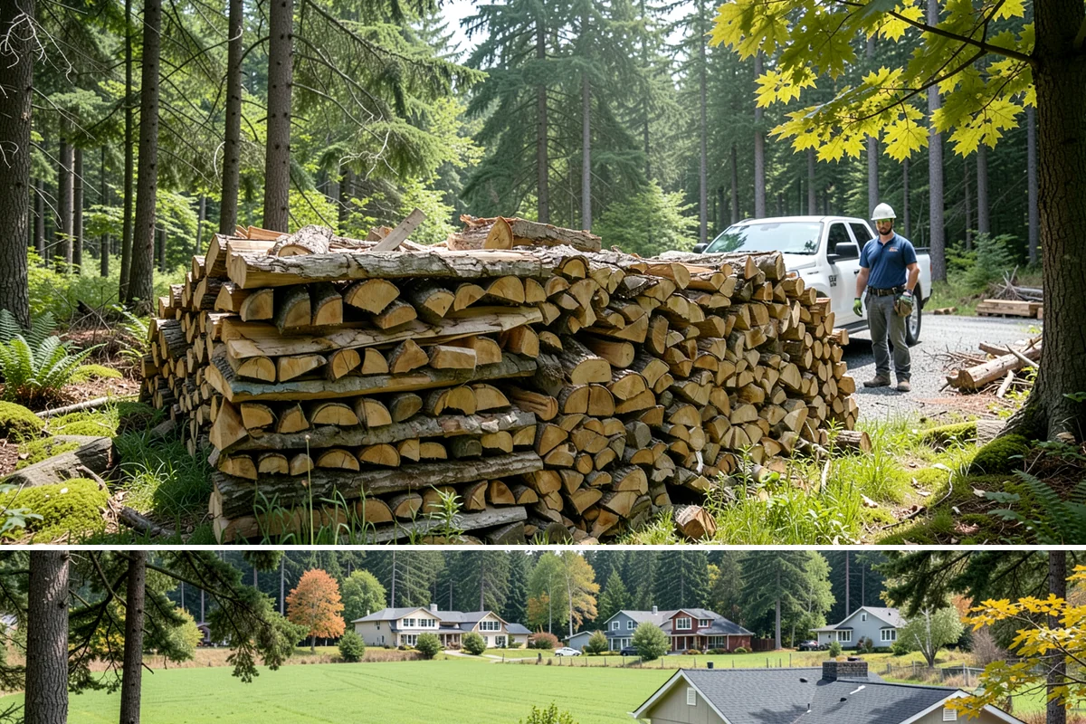 Quarter Cord Firewood in Lyman, WA - Order in early fall to have a light supply seasoned and ready before the first cold snap.