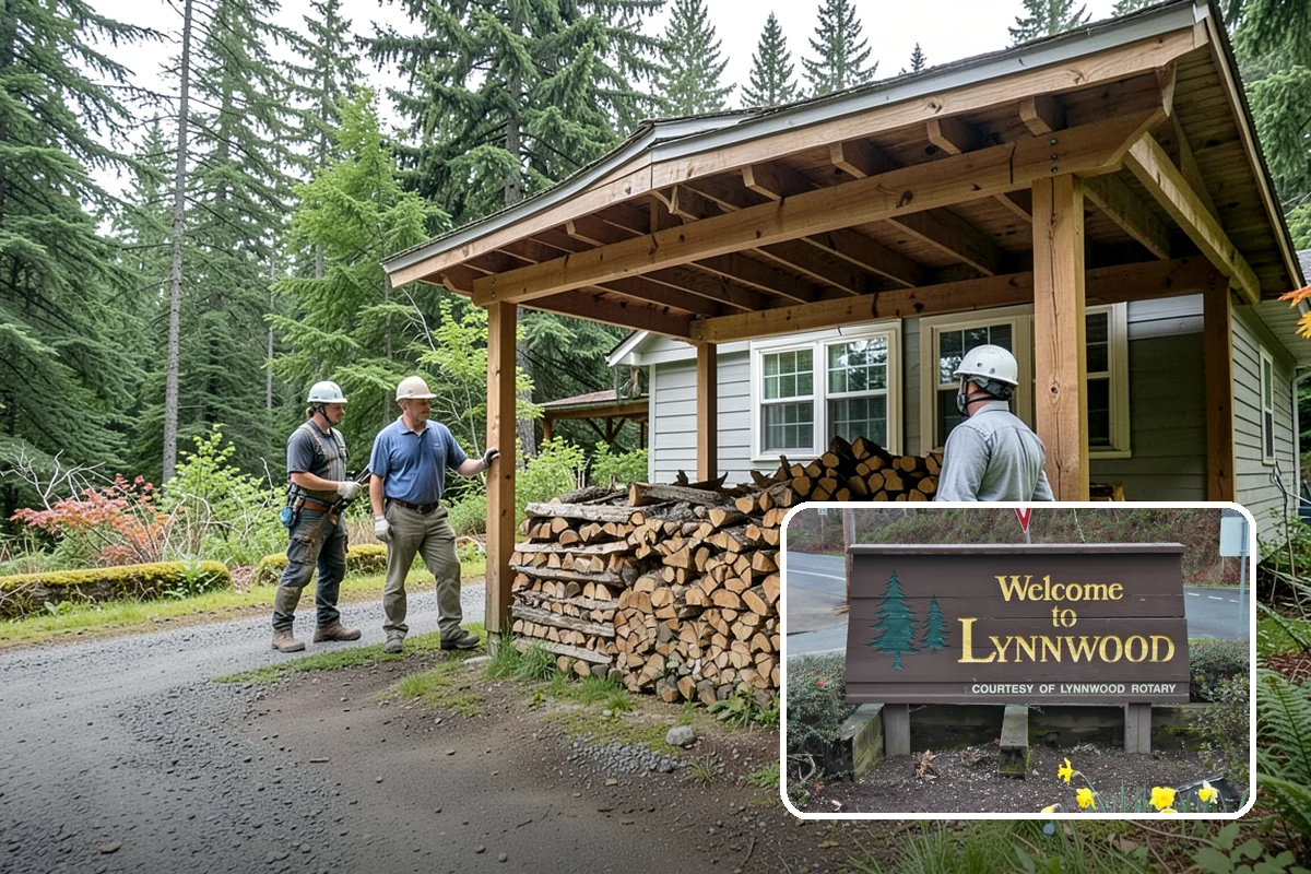Quarter Cord Firewood in Lynnwood, Snohomish County, WA - A manageable amount that does not overwhelm your yard