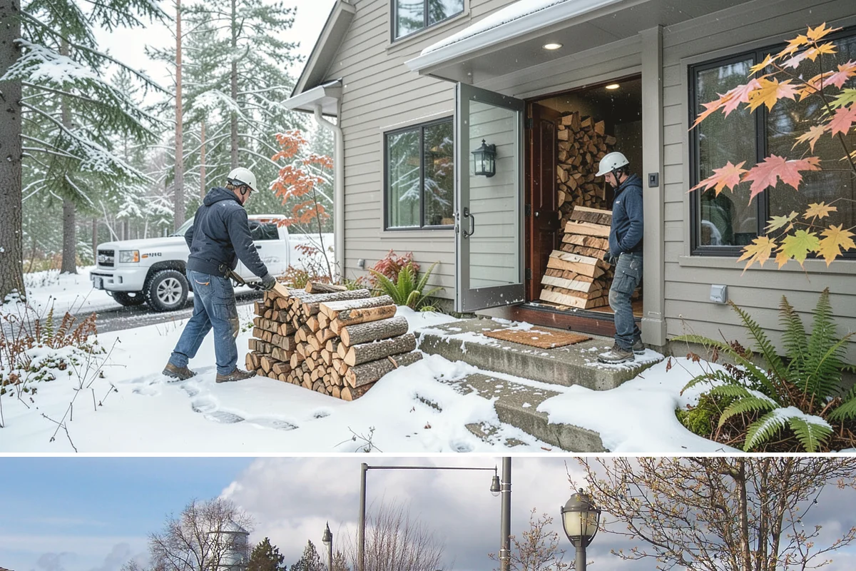 Quarter Cord Firewood in Marysville, Snohomish County, WA - Order in early fall to have a light supply seasoned and ready before the first cold snap.