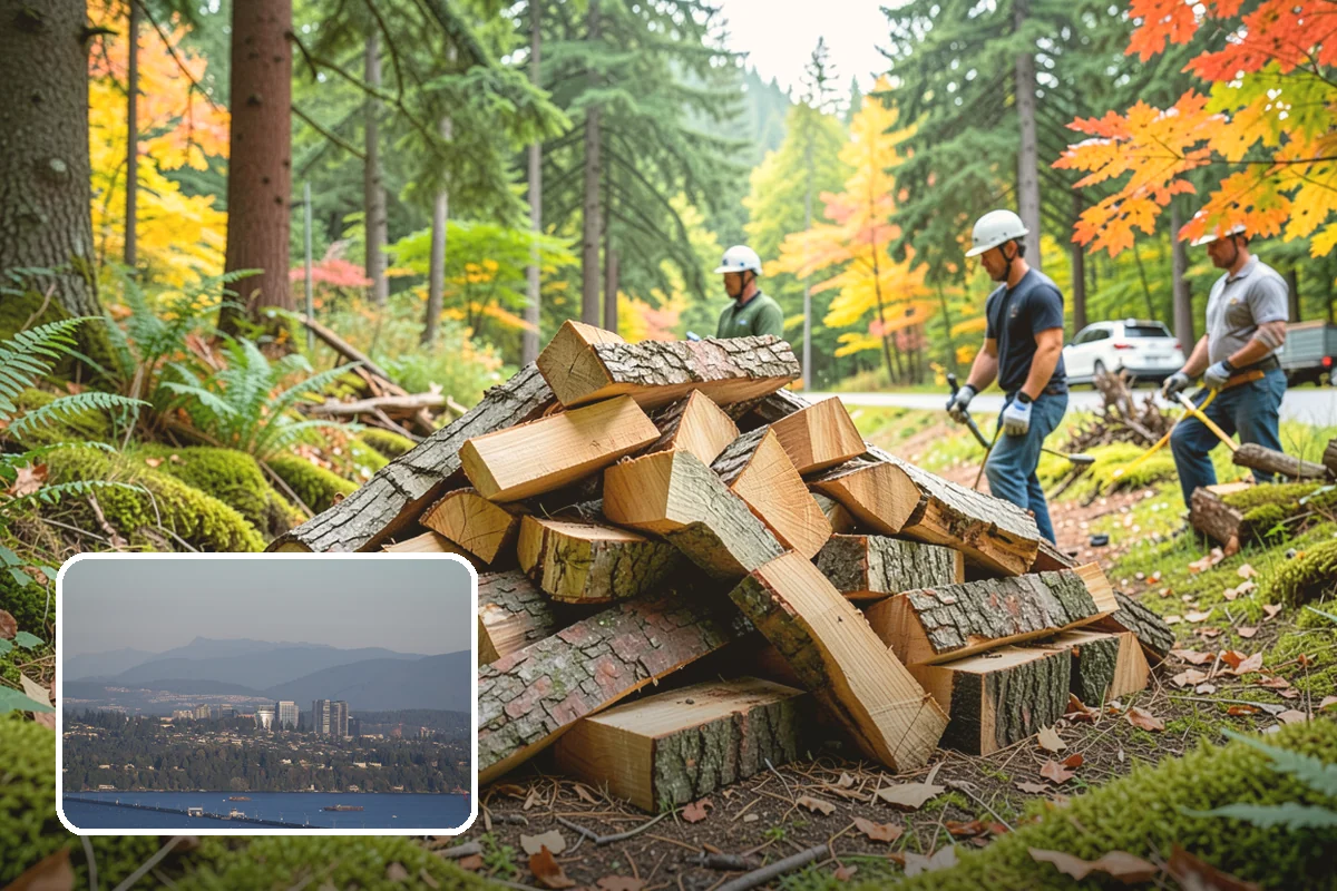 Quarter Cord Firewood in Medina, King County, WA - A manageable amount that does not overwhelm your yard