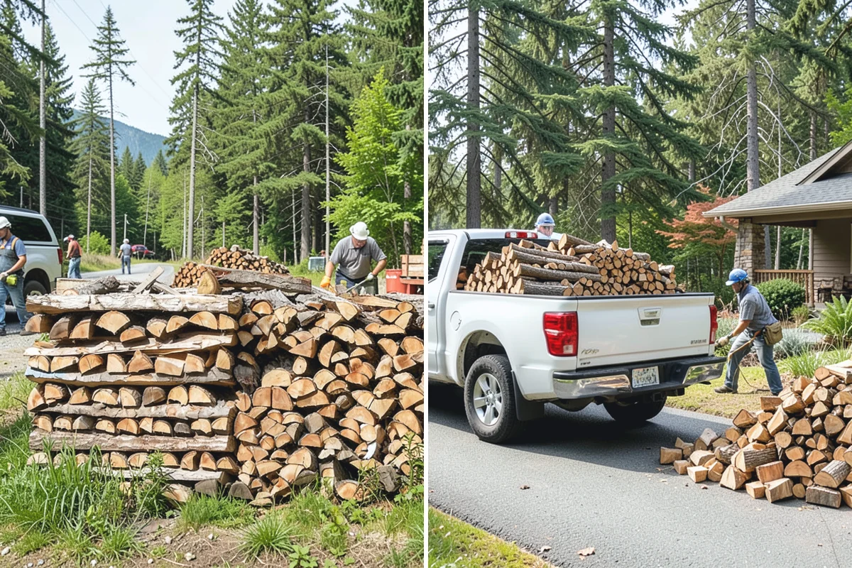 Quarter Cord Firewood in Medina, King County, WA - Confirm your quarter-cord order and delivery window