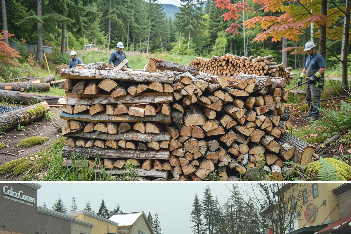Quarter Cord Firewood in Mill Creek, Snohomish County, WA - Order in early fall to have a light supply seasoned and ready before the first cold snap.