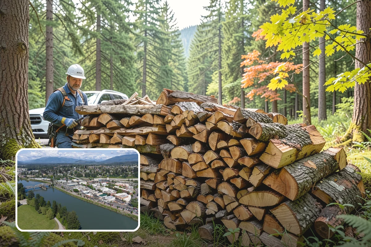 Quarter Cord Firewood in Mount Vernon, WA - A manageable amount that does not overwhelm your yard