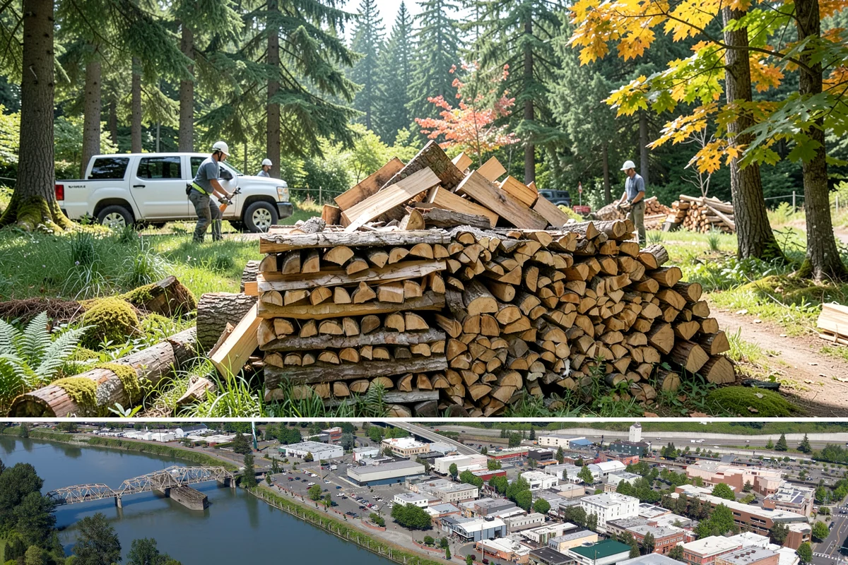 Quarter Cord Firewood in Mount Vernon, WA - Order in early fall to have a light supply seasoned and ready before the first cold snap.