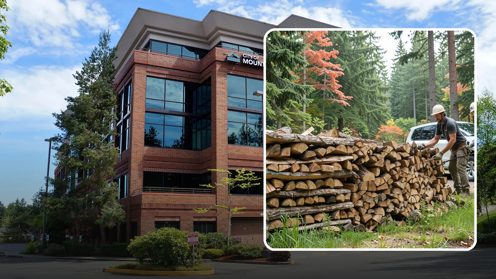 Quarter Cord Firewood in Mountlake Terrace, Snohomish County, WA - A quarter cord of seasoned firewood, a right-sized supply for light or occasional home burning.