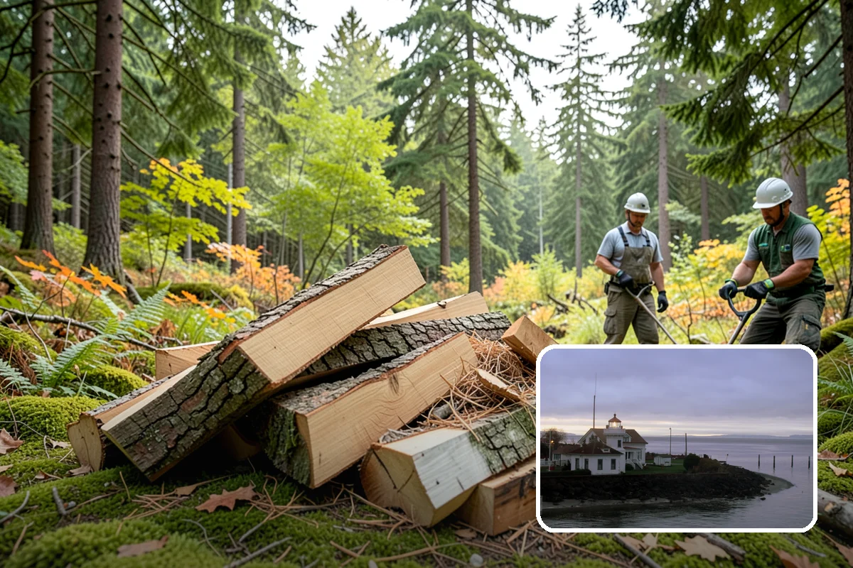 Quarter Cord Firewood in Mukilteo, Snohomish County, WA - A manageable amount that does not overwhelm your yard