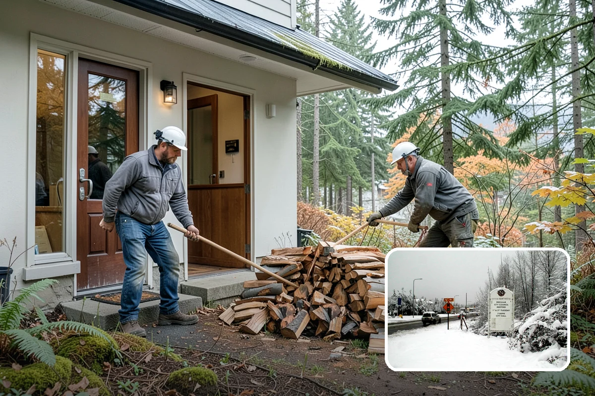 Quarter Cord Firewood in Newcastle, King County, WA - A manageable amount that does not overwhelm your yard