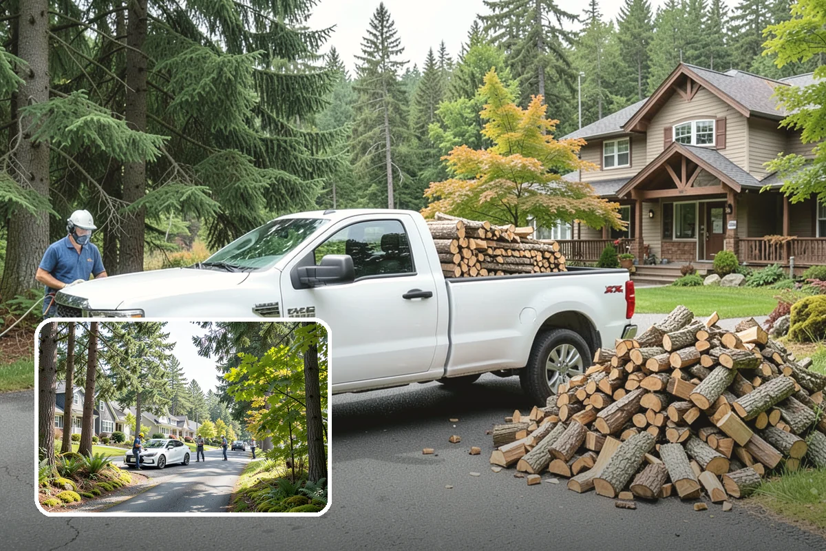 Quarter Cord Firewood in Normandy Park, King County, WA - A manageable amount that does not overwhelm your yard