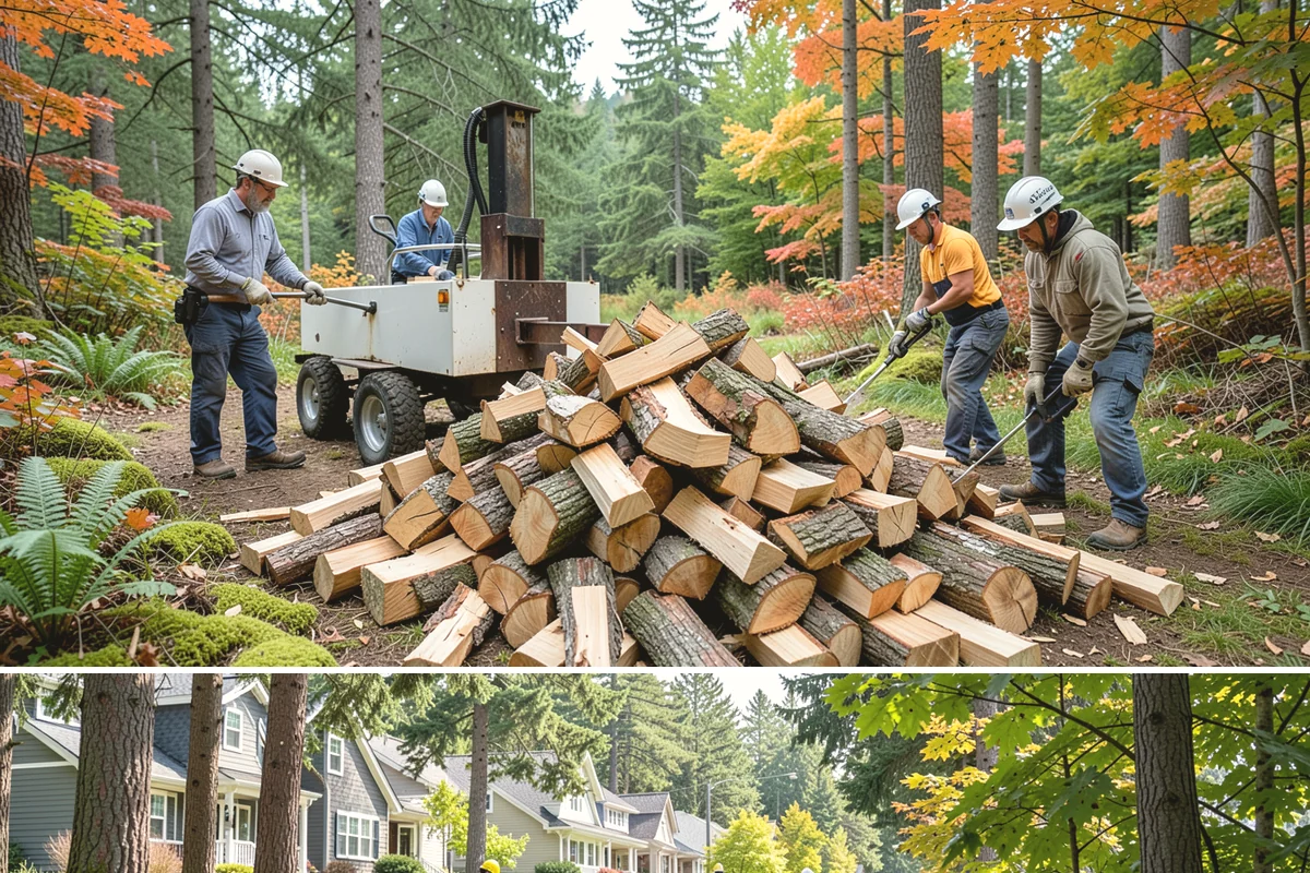 Quarter Cord Firewood in Normandy Park, King County, WA - Order in early fall to have a light supply seasoned and ready before the first cold snap.