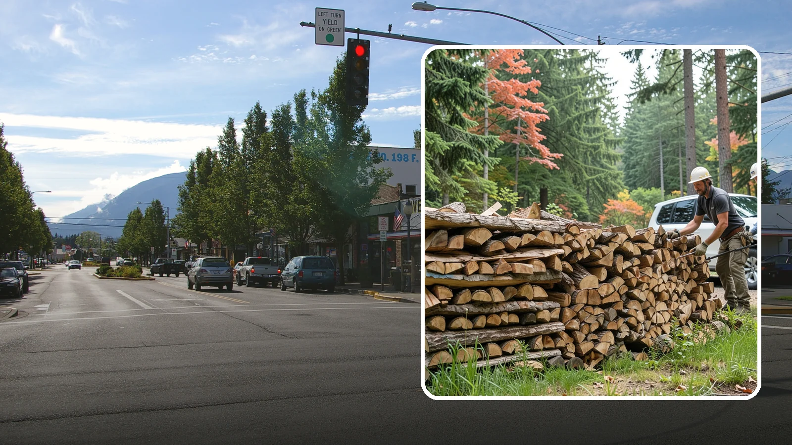 Quarter Cord Firewood in North Bend, King County, WA - A quarter cord of seasoned firewood, a right-sized supply for light or occasional home burning.