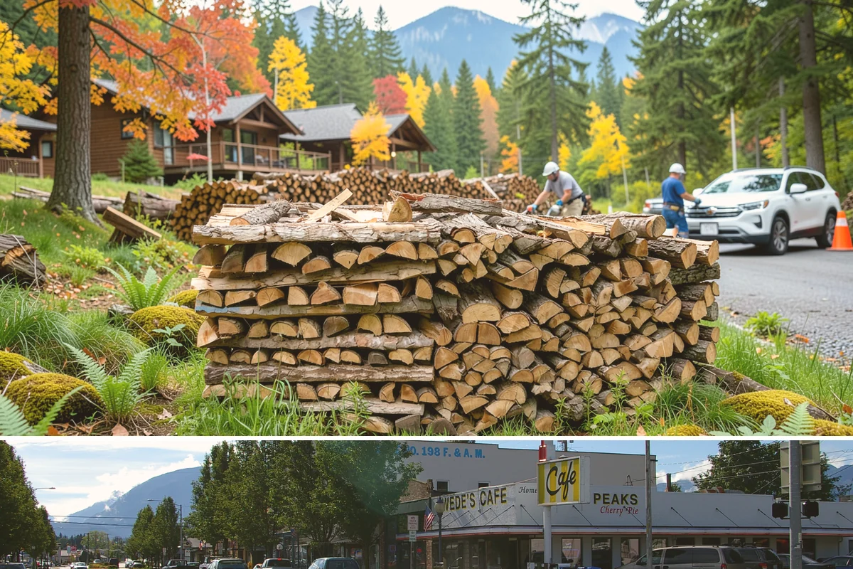 Quarter Cord Firewood in North Bend, King County, WA - Order in early fall to have a light supply seasoned and ready before the first cold snap.