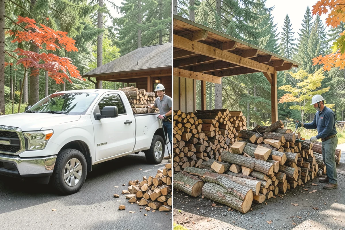 Quarter Cord Firewood in Oak Harbor, Island County, WA - Confirm your quarter-cord order and delivery window