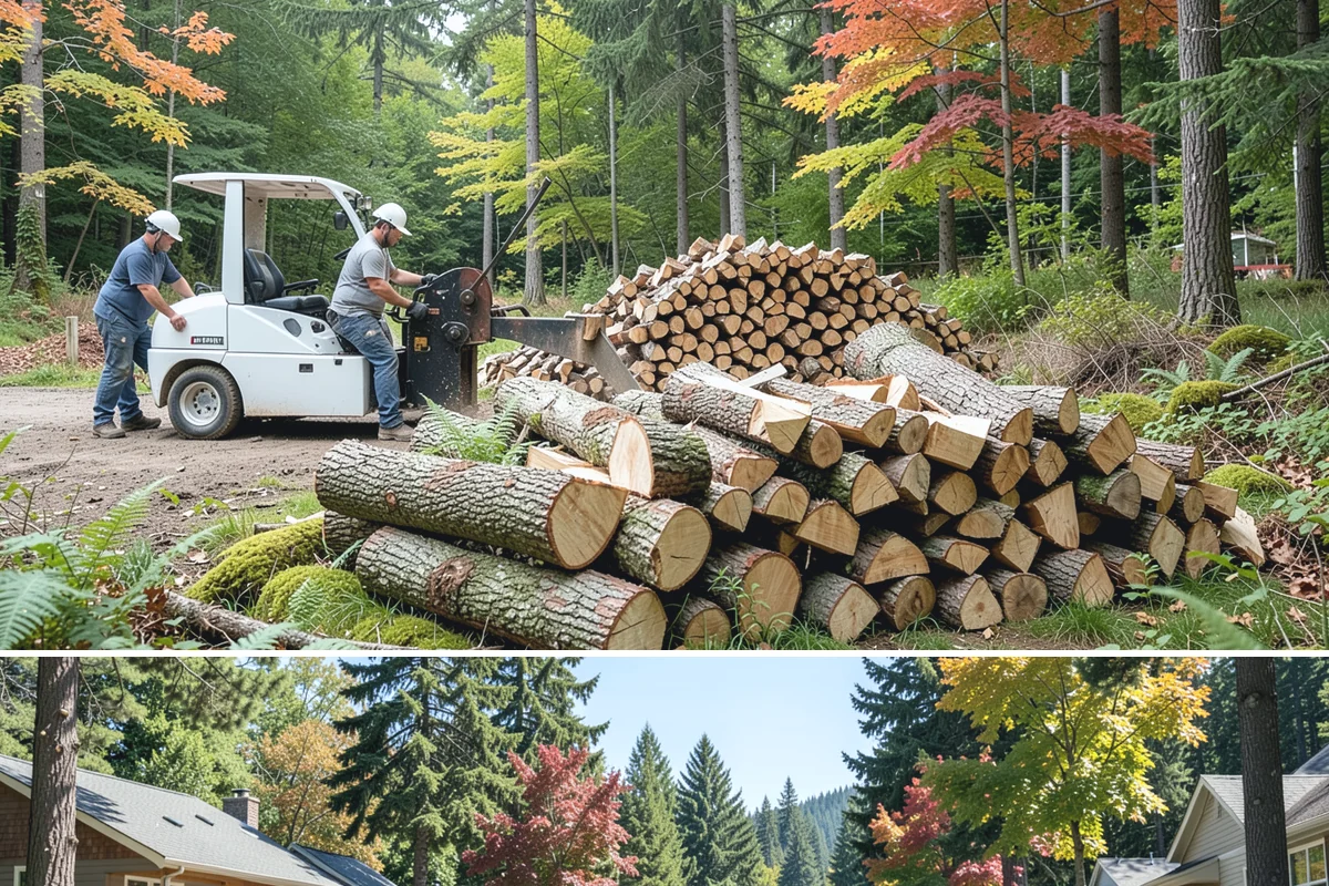 Quarter Cord Firewood in Orting, Pierce County, WA - Order in early fall to have a light supply seasoned and ready before the first cold snap.