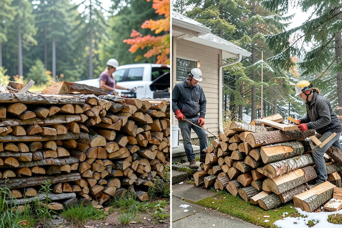 Quarter Cord Firewood in Pacific, King County, WA - Confirm your quarter-cord order and delivery window