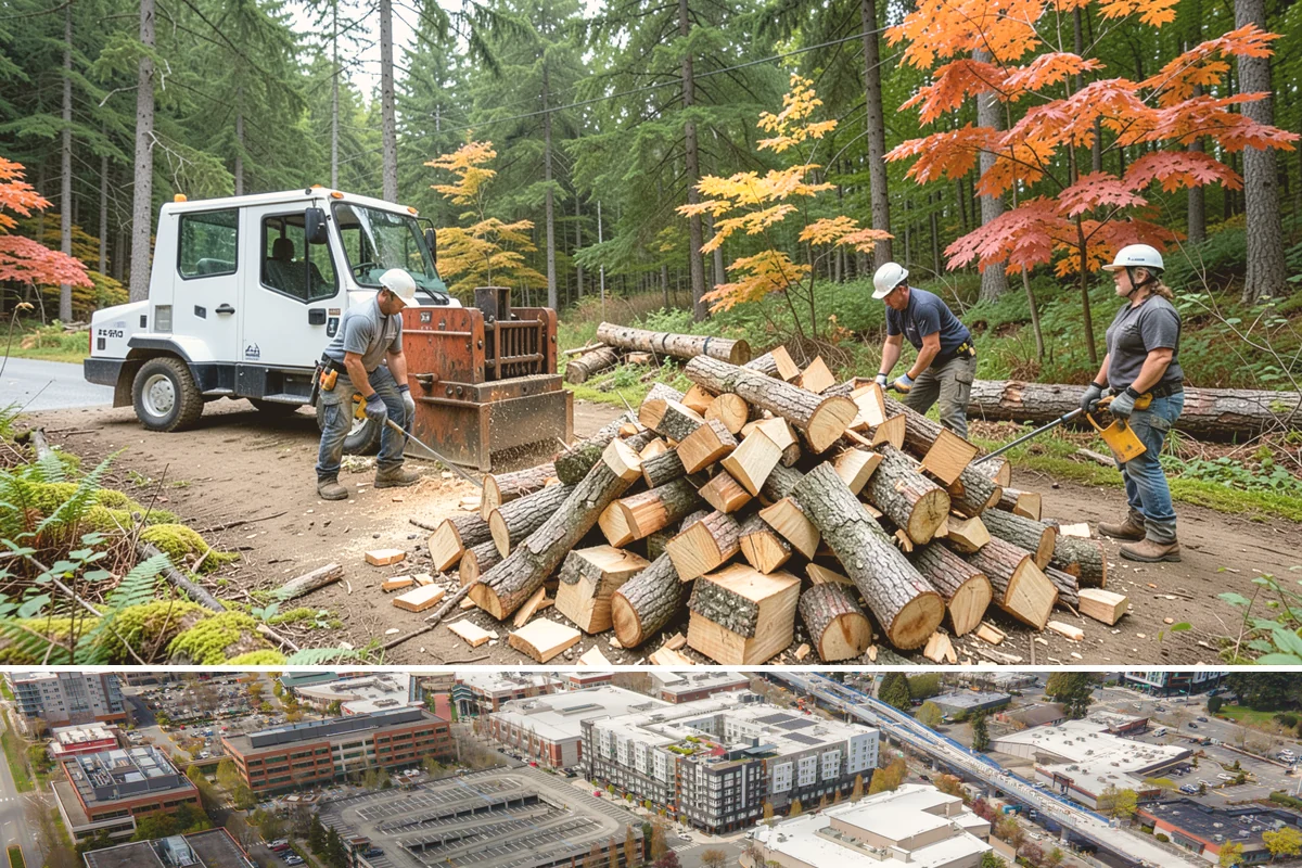 Quarter Cord Firewood in Redmond, King County, WA - Order in early fall to have a light supply seasoned and ready before the first cold snap.