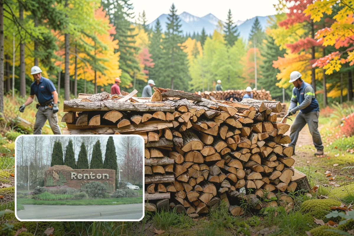 Quarter Cord Firewood in Renton, King County, WA - A manageable amount that does not overwhelm your yard