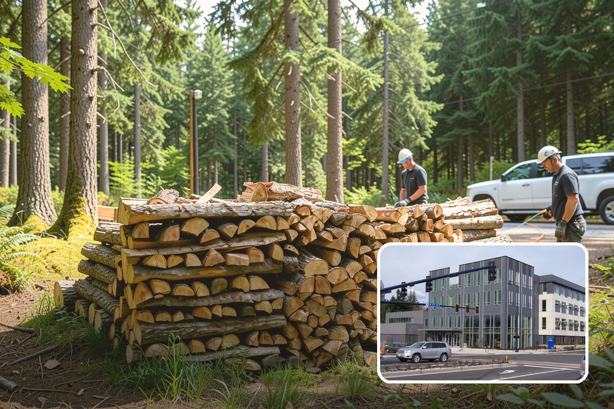 Quarter Cord Firewood in Shoreline, King County, WA - A manageable amount that does not overwhelm your yard