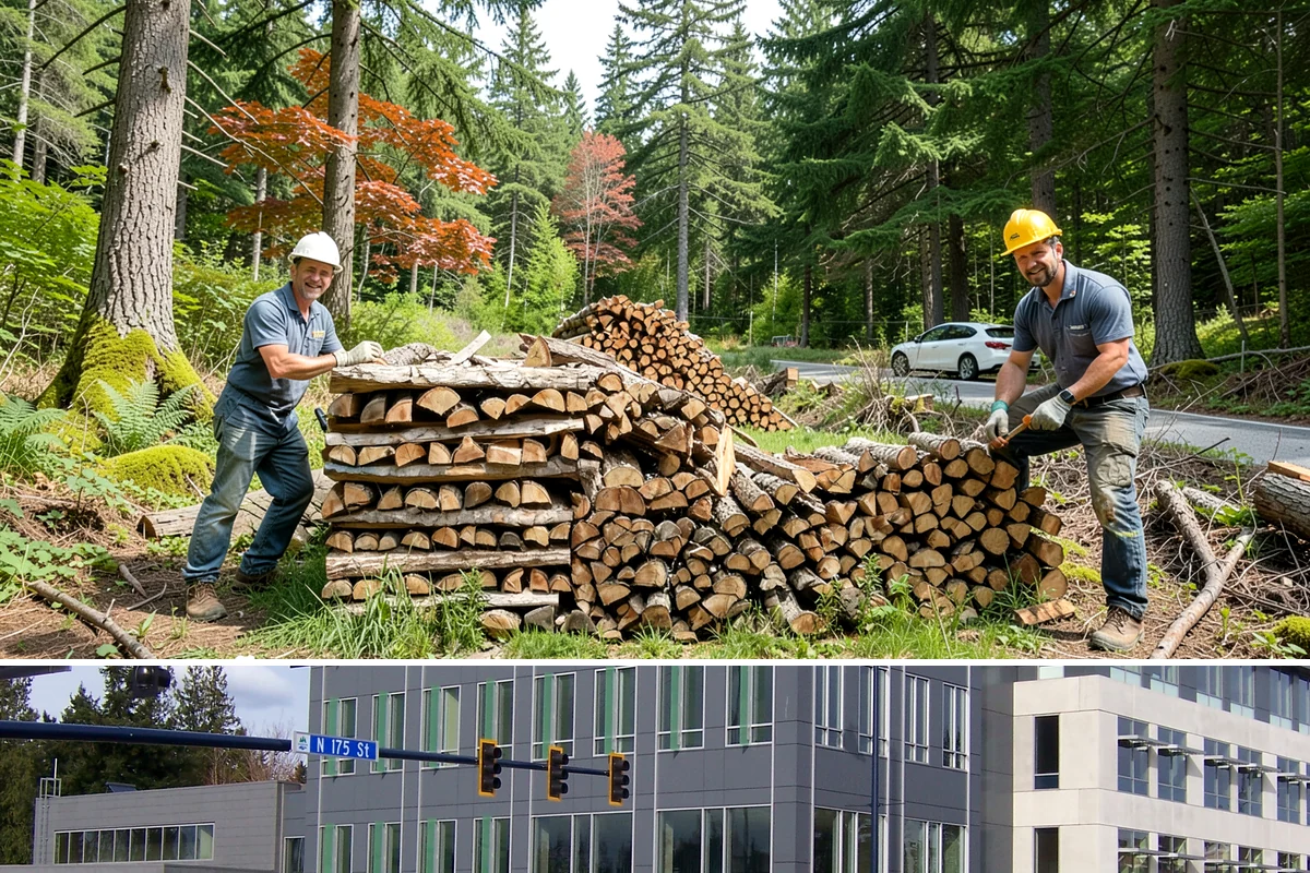 Quarter Cord Firewood in Shoreline, King County, WA - Order in early fall to have a light supply seasoned and ready before the first cold snap.