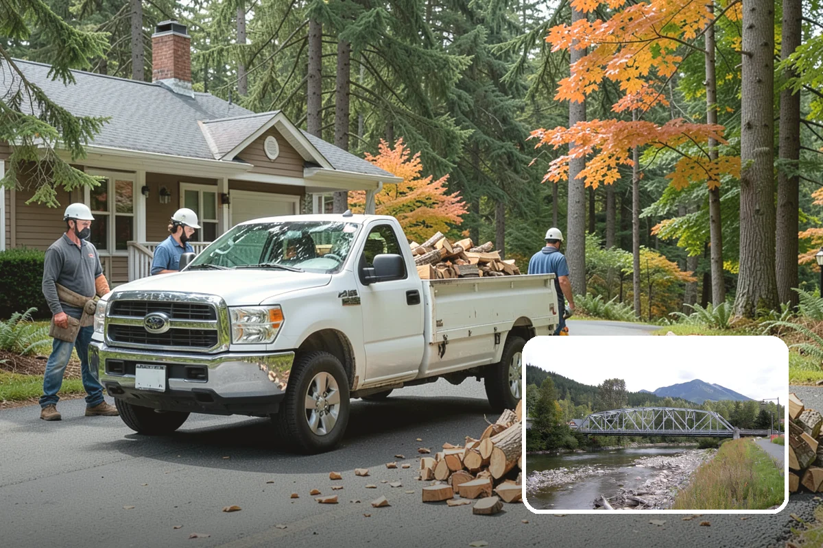 Quarter Cord Firewood in Skykomish, King County, WA - A manageable amount that does not overwhelm your yard