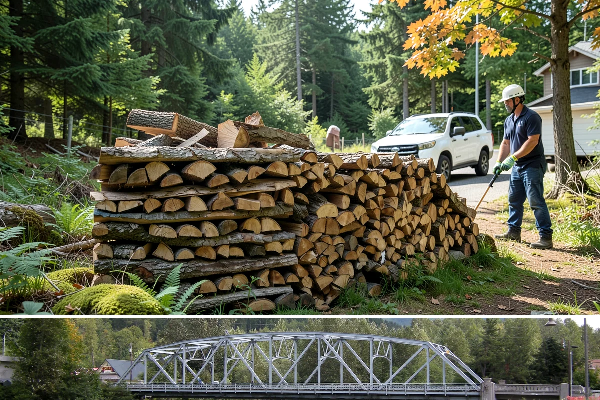 Quarter Cord Firewood in Skykomish, King County, WA - Order in early fall to have a light supply seasoned and ready before the first cold snap.