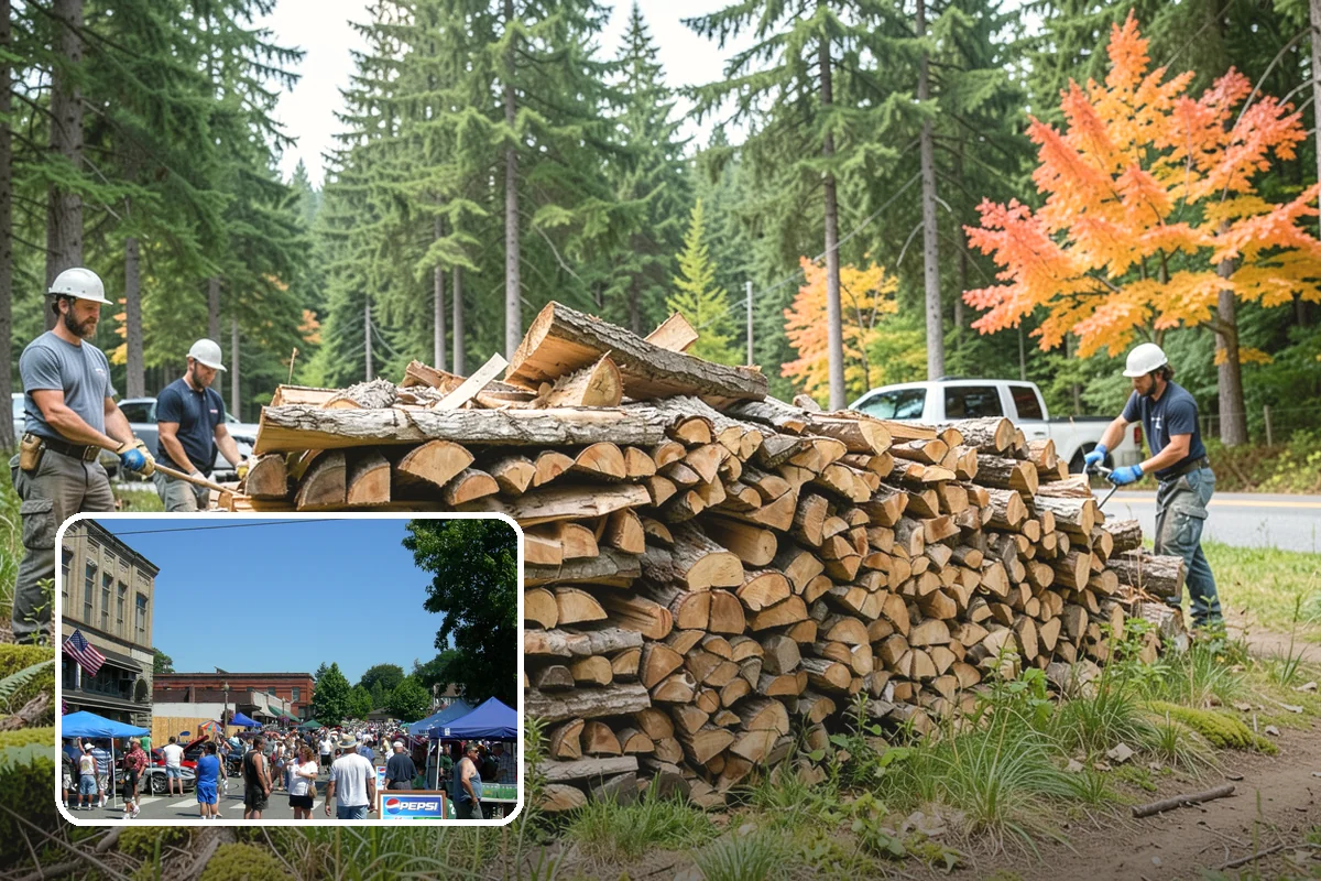 Quarter Cord Firewood in Snohomish, Snohomish County, WA - A manageable amount that does not overwhelm your yard