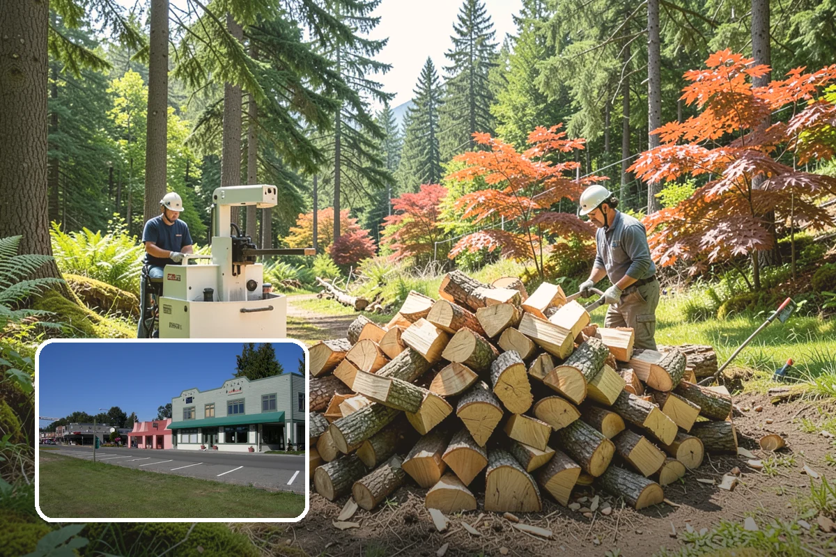Quarter Cord Firewood in Snoqualmie, King County, WA - A manageable amount that does not overwhelm your yard