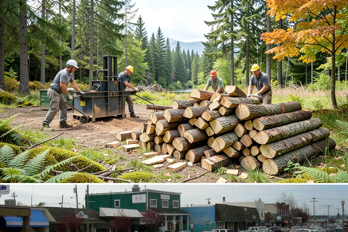 Quarter Cord Firewood in Stanwood, Snohomish County, WA - Order in early fall to have a light supply seasoned and ready before the first cold snap.