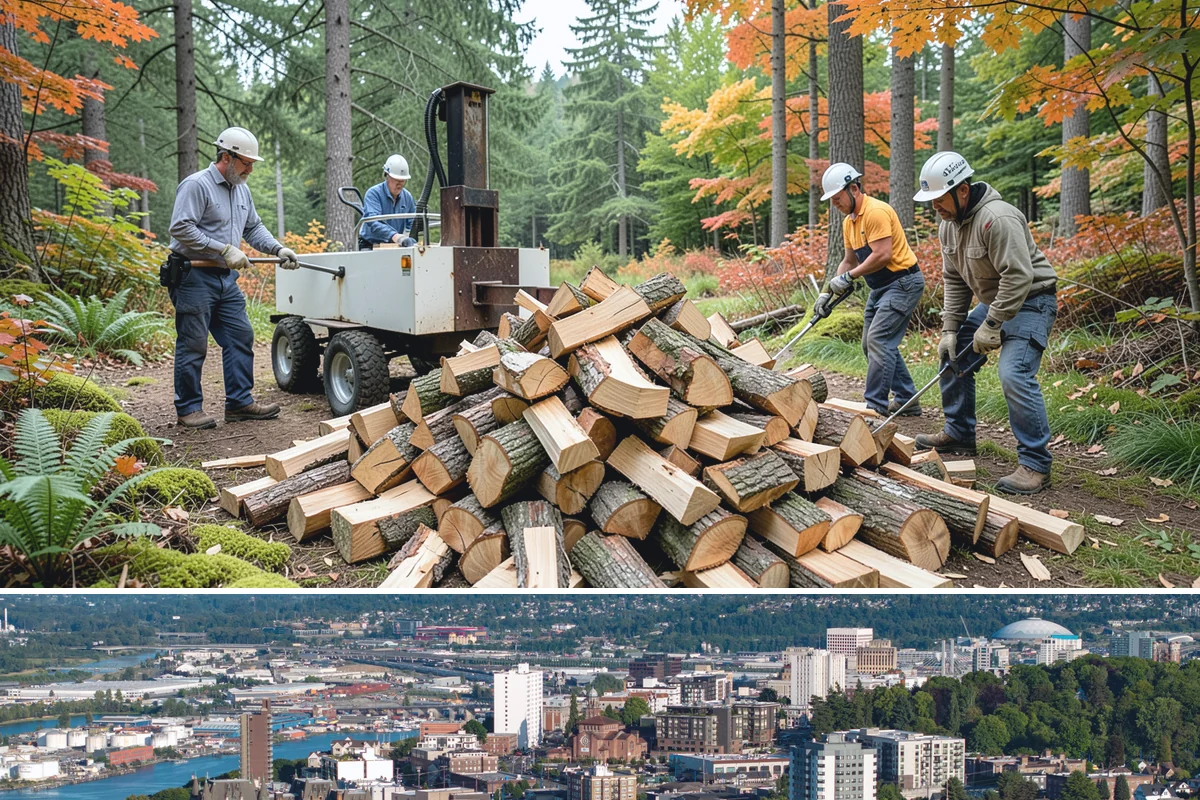 Quarter Cord Firewood in Tacoma, Pierce County, WA - Order in early fall to have a light supply seasoned and ready before the first cold snap.