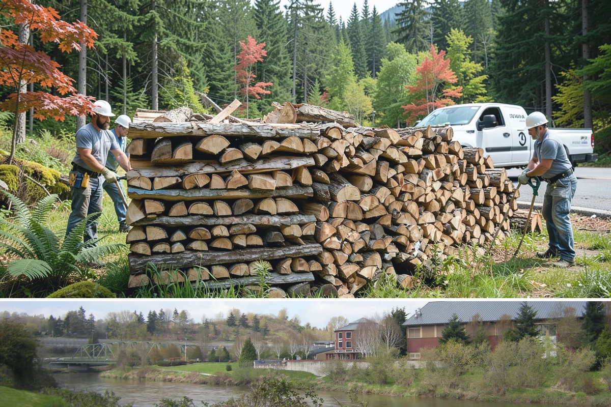 Quarter Cord Firewood in Tukwila, King County, WA - Order in early fall to have a light supply seasoned and ready before the first cold snap.