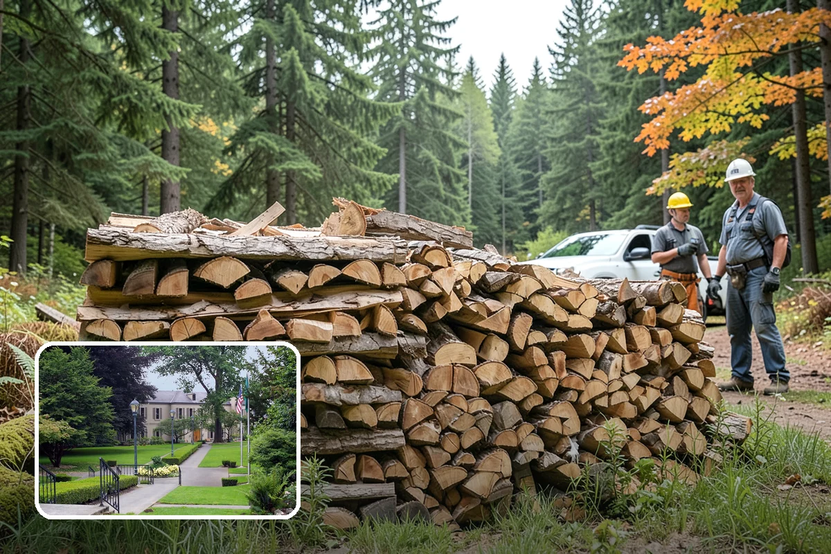 Quarter Cord Firewood in Woodinville, King County, WA - A manageable amount that does not overwhelm your yard