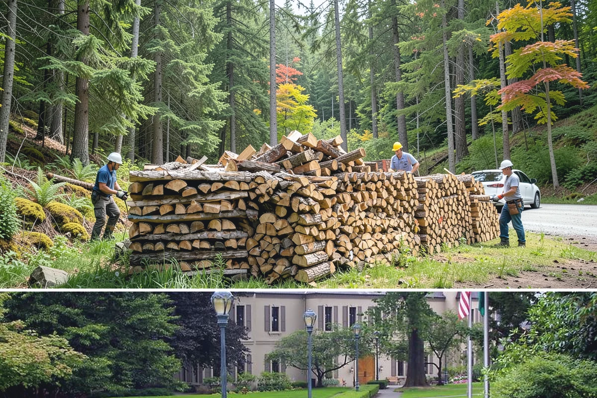 Quarter Cord Firewood in Woodinville, King County, WA - Order in early fall to have a light supply seasoned and ready before the first cold snap.
