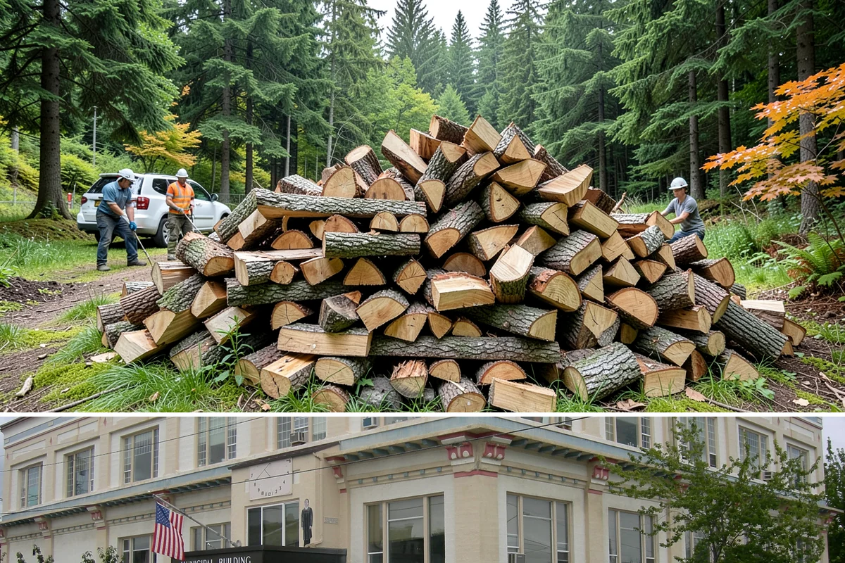 Ready-to-Burn Firewood in Anacortes, Skagit County, WA - Especially in demand at the first cold snap when households need heat immediately.