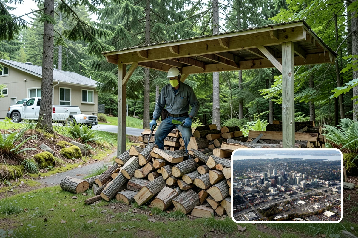 Ready-to-Burn Firewood in Bellevue, King County, WA - No waiting or home seasoning required