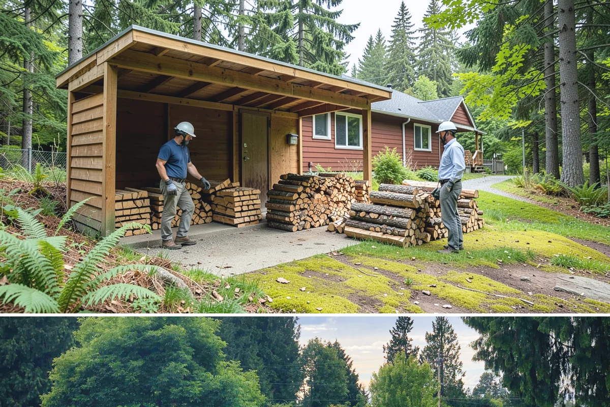 Ready-to-Burn Firewood in Bonney Lake, Pierce County, WA - Especially in demand at the first cold snap when households need heat immediately.