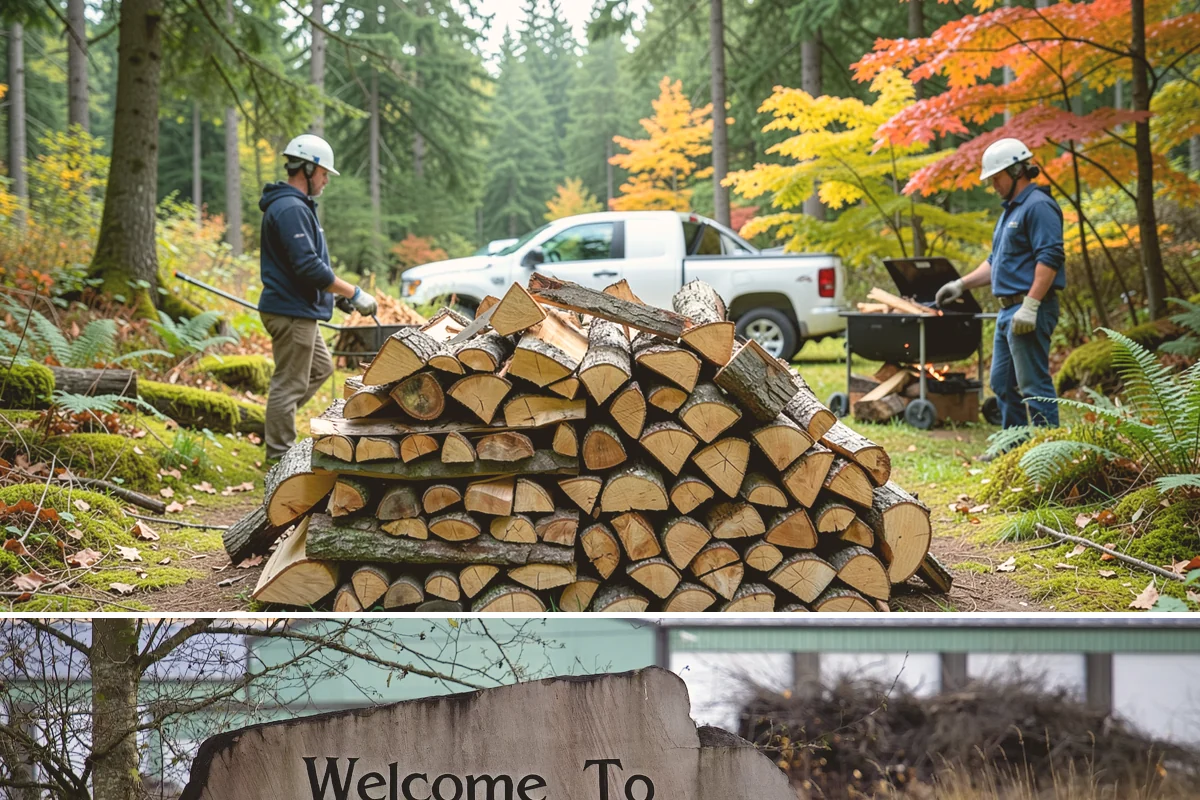 Ready-to-Burn Firewood in Buckley, Pierce County, WA - Especially in demand at the first cold snap when households need heat immediately.