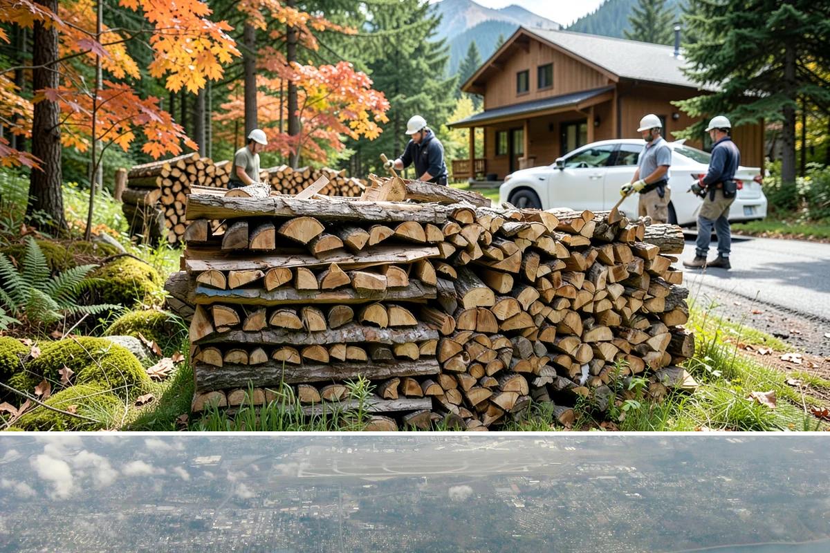 Ready-to-Burn Firewood in Burien, King County, WA - Especially in demand at the first cold snap when households need heat immediately.