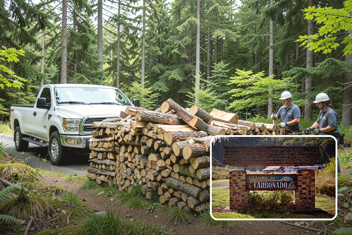 Ready-to-Burn Firewood in Carbonado, Pierce County, WA - No waiting or home seasoning required
