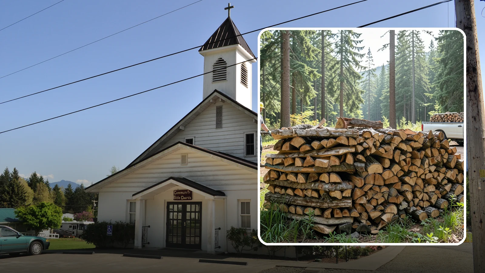 Ready-to-Burn Firewood in Concrete, Skagit County, WA - Firewood prepared and cured so you can light a fire the moment it is delivered.